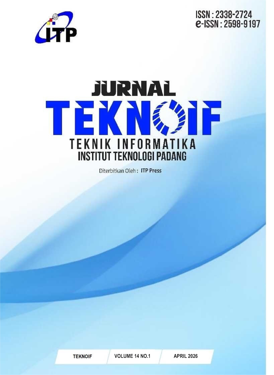 					View Vol. 14 No. 1 (2026): TEKNOIF APRIL 2026
				